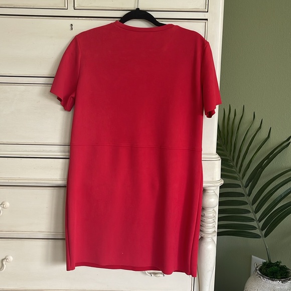 Zara Kelly Shift Dress in Red size M - Picture 4 of 7